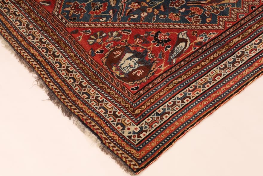 Antike Ghashai Teppich 243x145