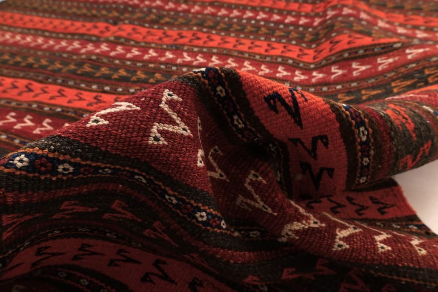 Kelim Fars Teppich 242x135 - Image 6