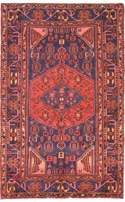 Handgeknüpfter Zanjan-Perserteppich 205x131 cm