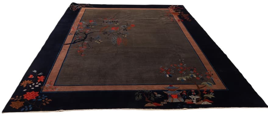 Antique China Teppich 346x272 - Image 3