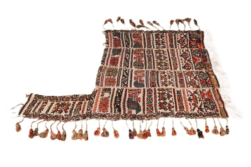 Kelim Fars Teppich 92x75 - Image 6