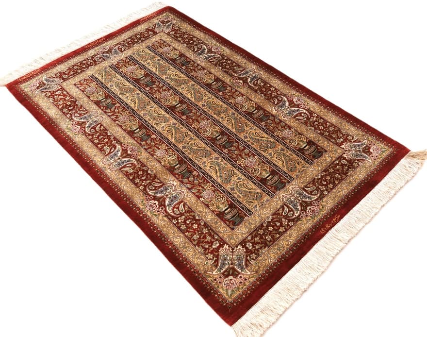 Ghom Seide Teppich 125x80