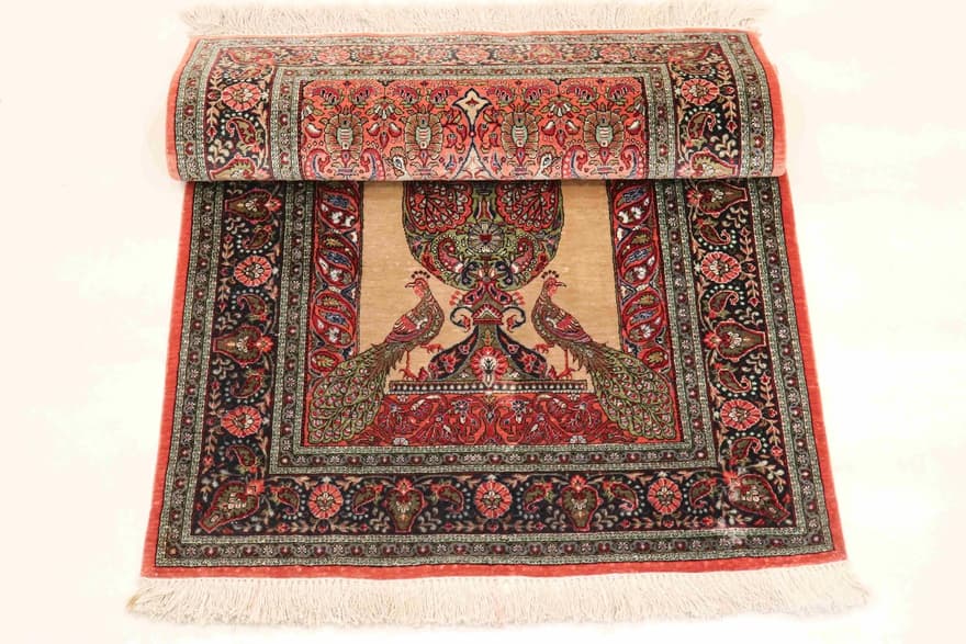 Ghom Silk Carpet  125x77