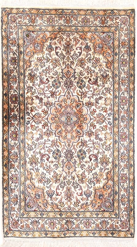 Kashmir Silk Carpet 106x60