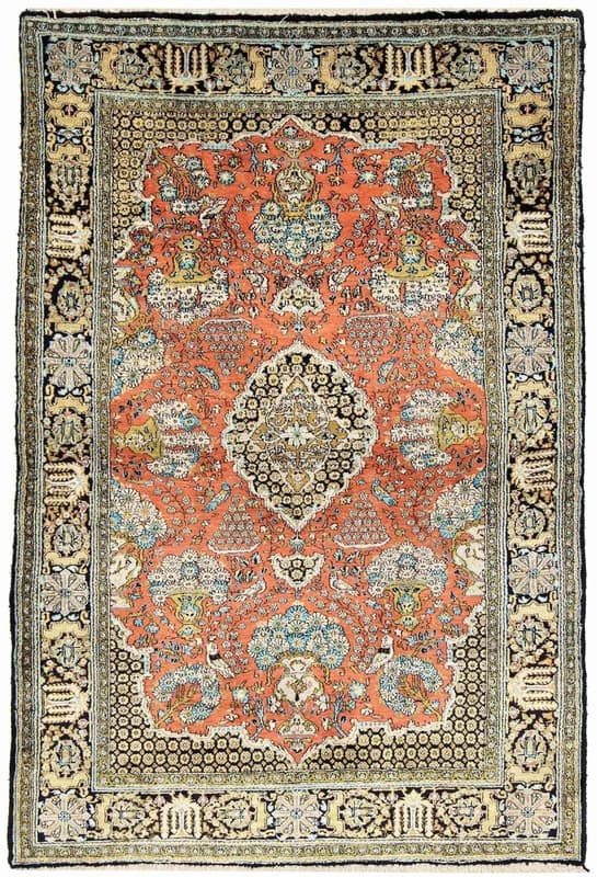 Ghom Silk Carpet 160x110