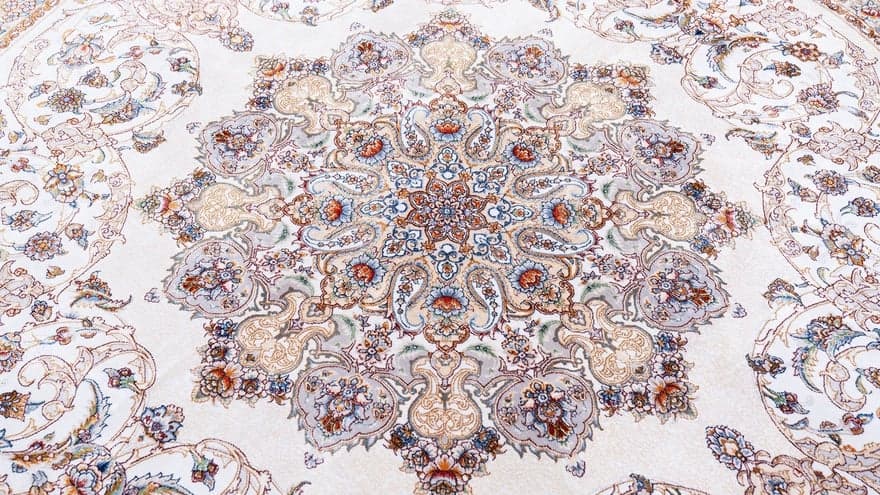 Ghom Rose Teppich 160x160 - Image 2