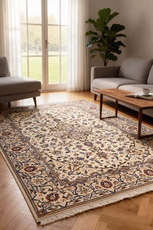 Kashan Teppich 214x146 - Image 4