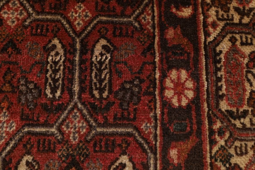 Abadeh Antike Teppich 193x141