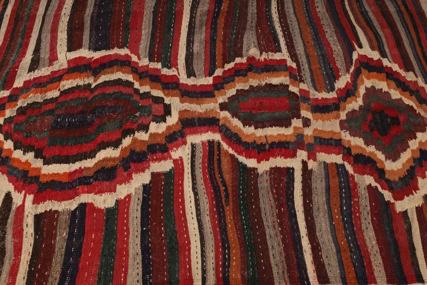 Kelim Fars Teppich 208x124 - Image 4