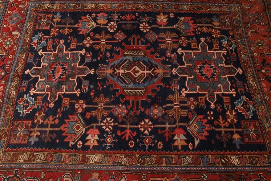 Antique Heriz Teppich 190x160 - Image 4