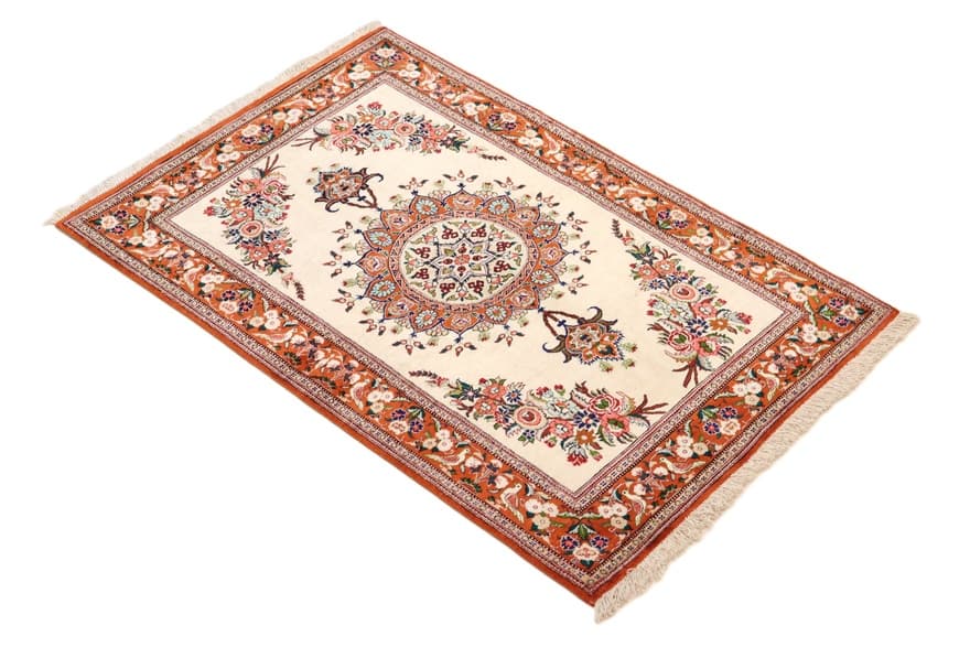 Ghom Seide Teppich 118x80