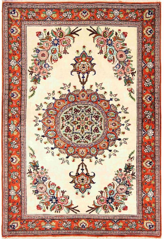 Ghom Silk Carpet 120x79