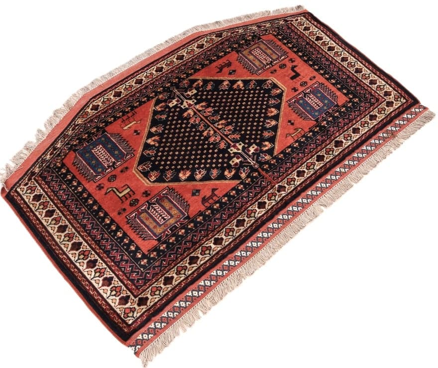 Antique Sirjan Carpet  95x53 - Image 5