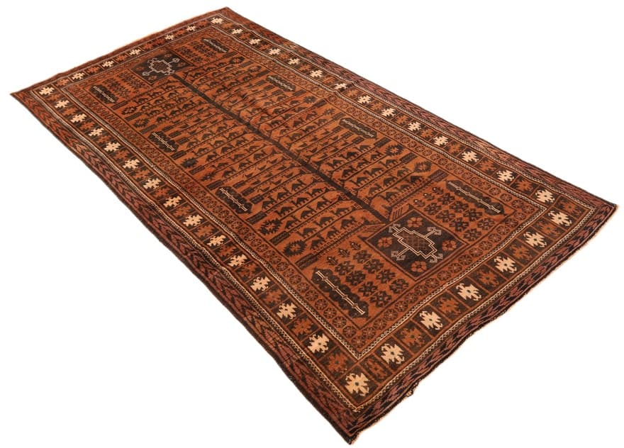 Antique Baluch  Carpet 231x122