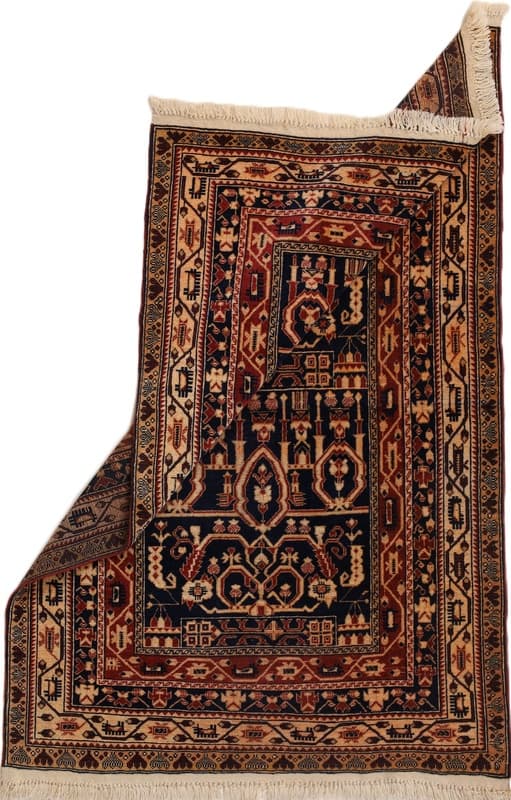 Antique Baluch Carpet  143x98 - Image 2