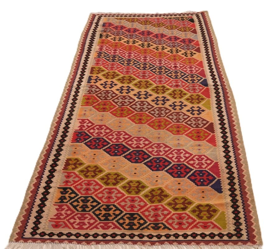 Kilim Fars Carpet  188x104 - Image 5