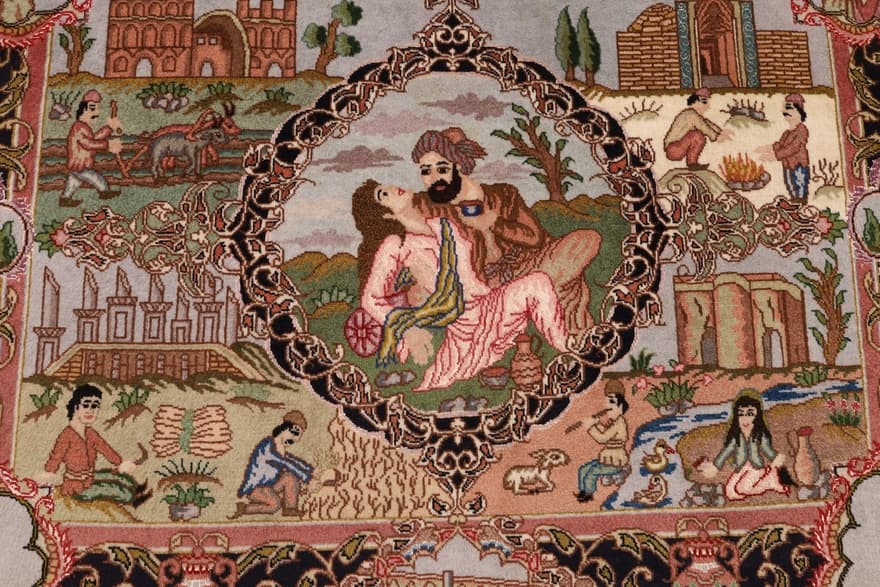 Tabriz 50 Raj Teppich 97x71