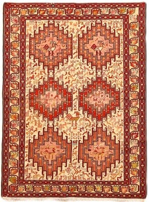Kelim Seide Teppich 144x105