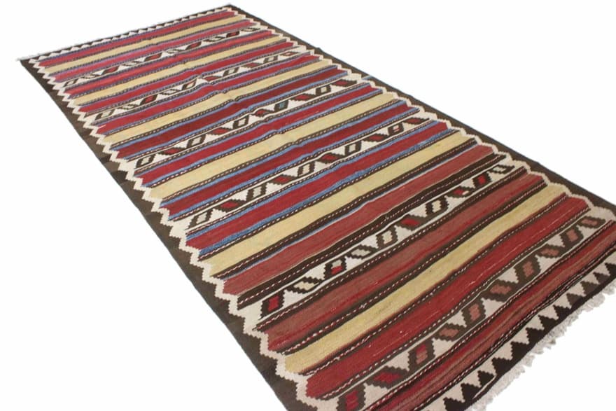 Kelim Bakhtiari Teppich 340x167