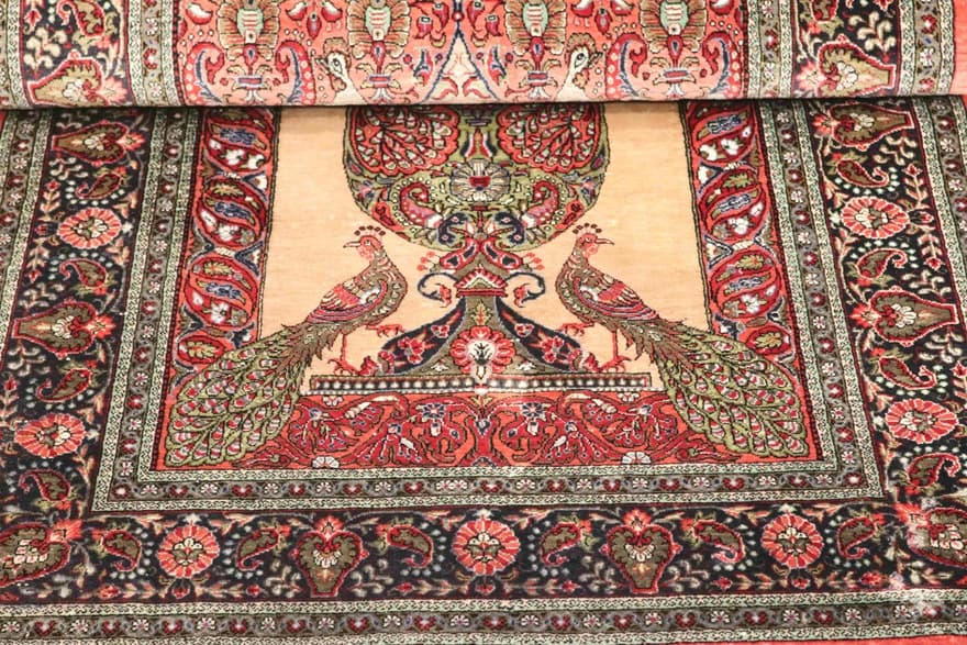 Ghom Silk Carpet  125x77