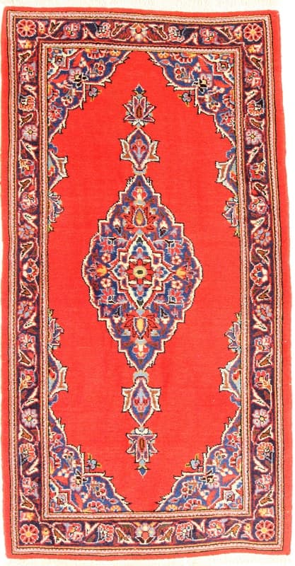 Kashan Teppich 129x66