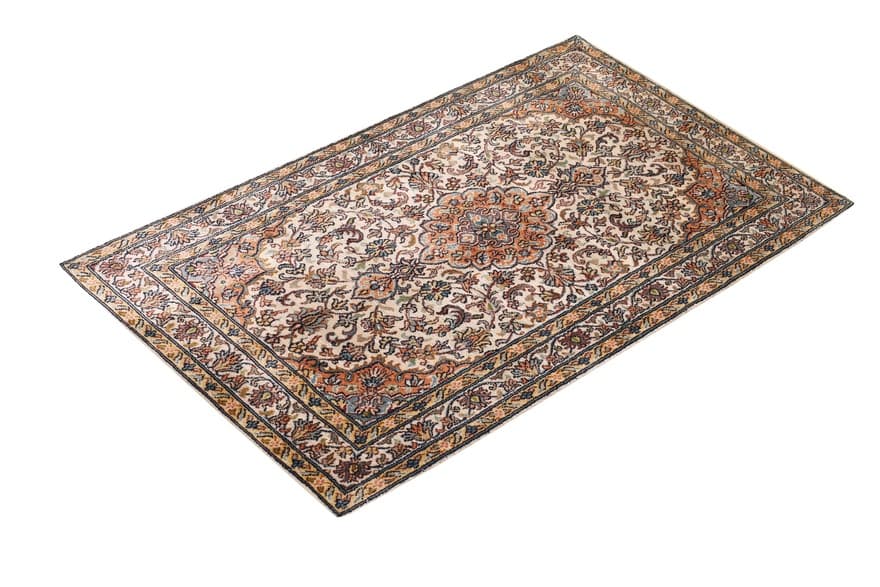 Kashmir Silk Carpet 106x60