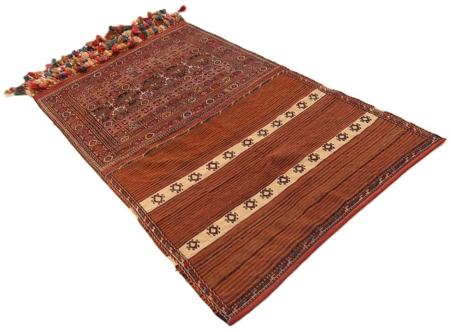Antique Ghuchan Carpet  210x110 - Image 3