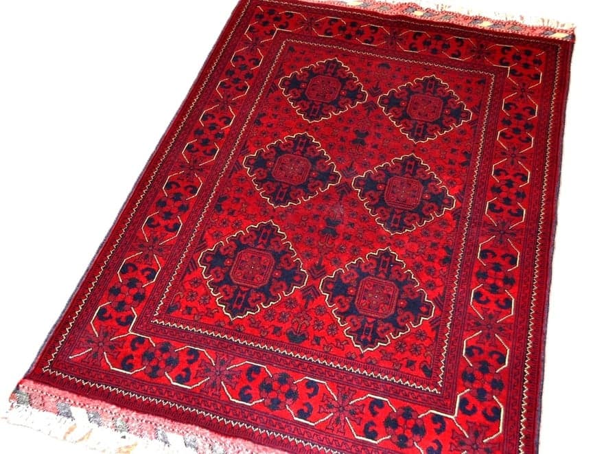 Afghan-Beljikwool Carpet  140x97 - Image 4