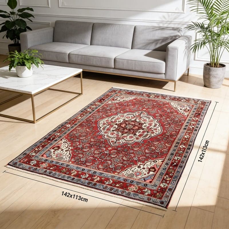 Bidjar Carpet 142x113 - Image 2