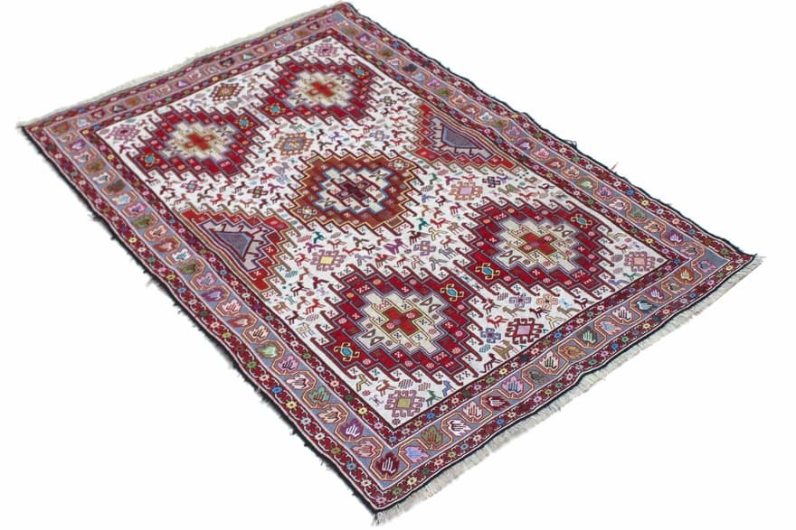 Kelim Seide Teppich 142x98