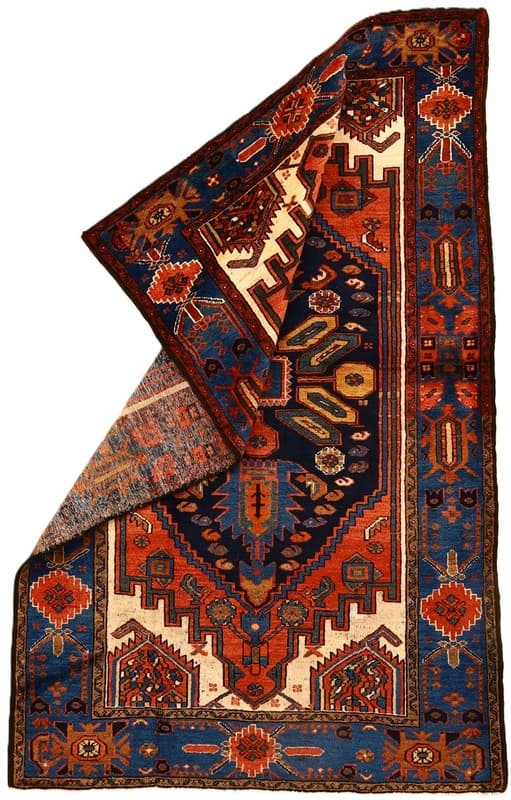 Antique Zanjan Carpet 206x129 - Image 2