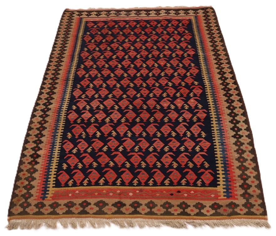 Kelim Fars Teppich 138x97 - Image 3