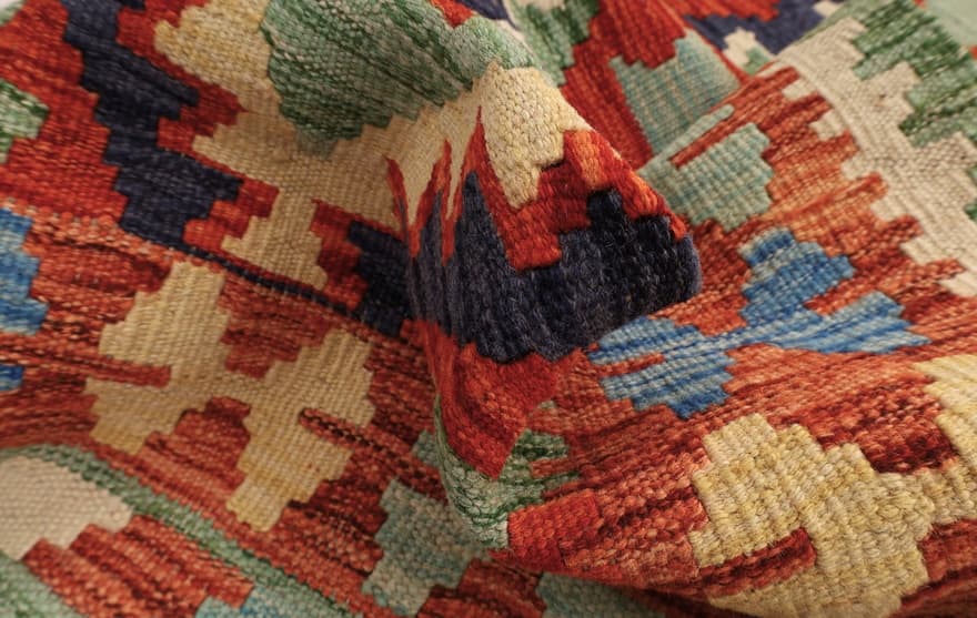 Kelim Teppich 121x77 - Image 5