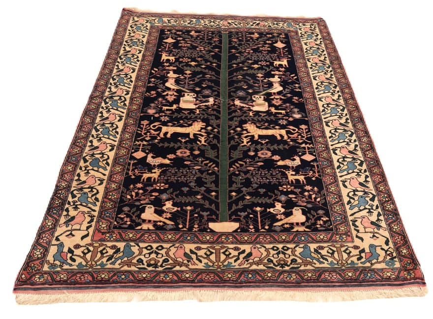 Antique Ghuchan Carpet  200x138 - Image 4