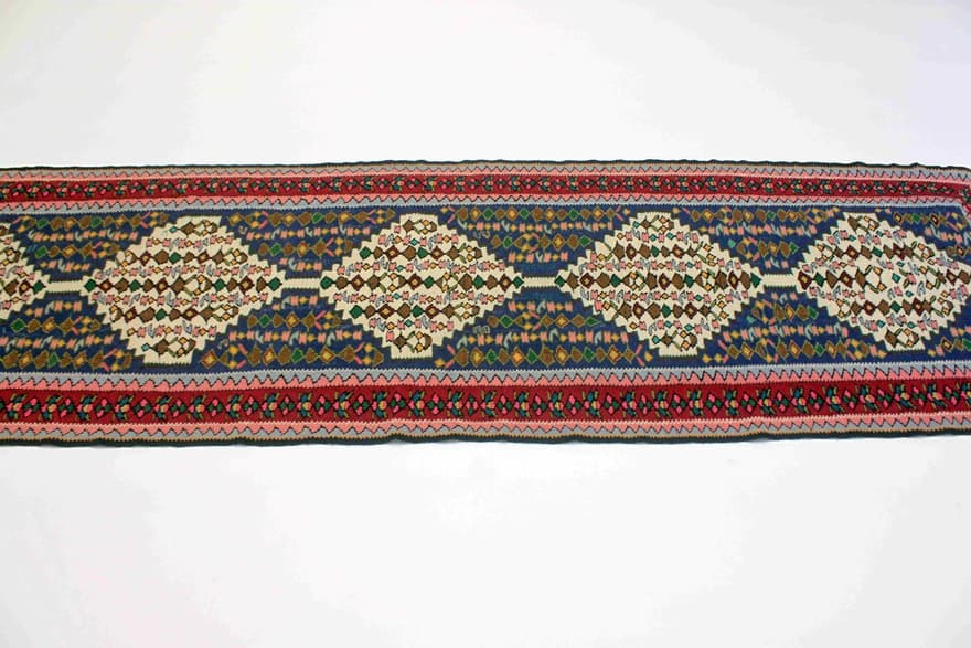 Kelim Senneh Teppich  288x81
