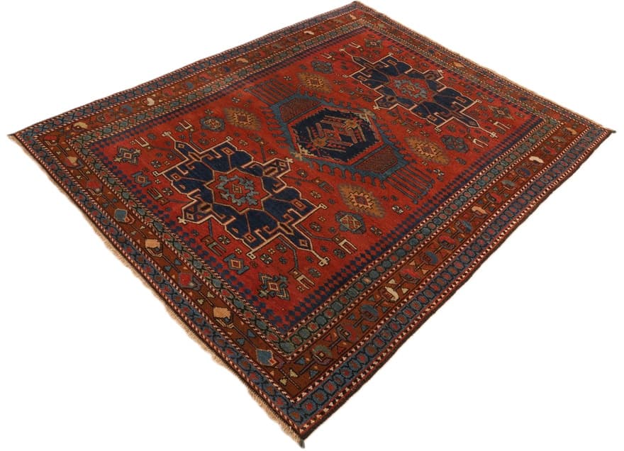 Antique Heriz Teppich 190x153 - Image 4