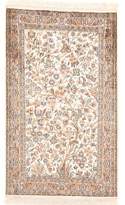 Kahmir Silk Teppich 124x73