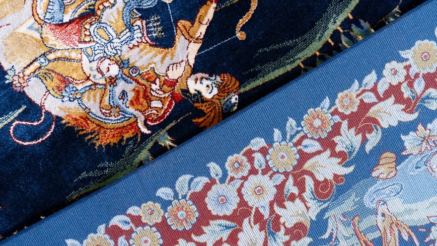 Ghom Dahlia Teppich  300x200 - Image 3