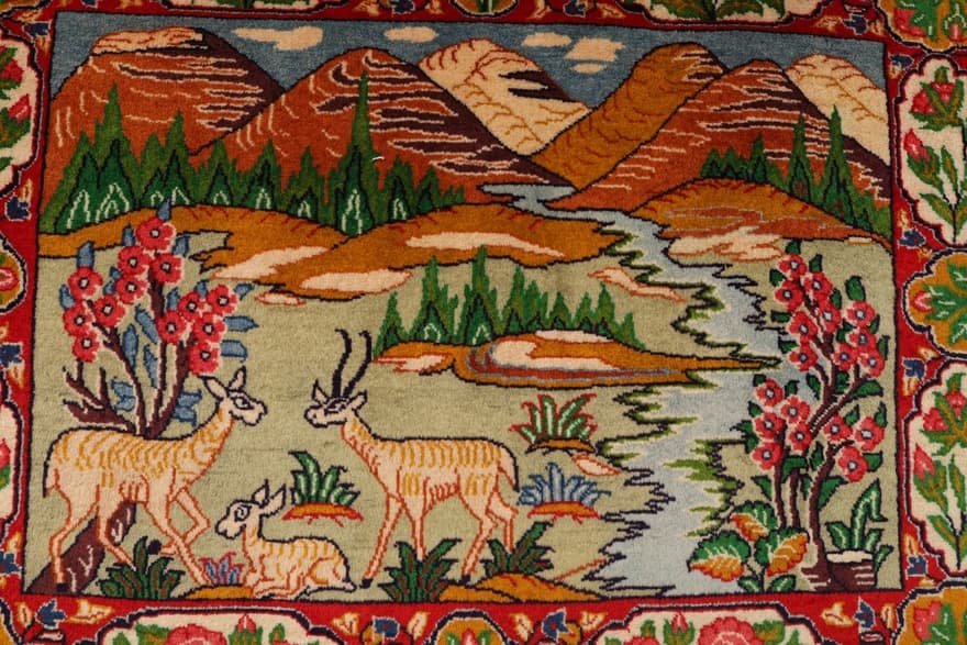 Sarouk Carpet  76x59 - Image 5
