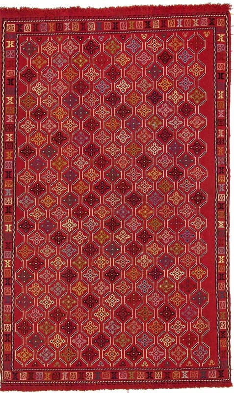 Kelim Afshar Carpet 195x127