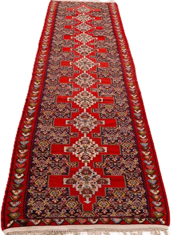Kelim Seneh Teppich 346x92 - Image 4