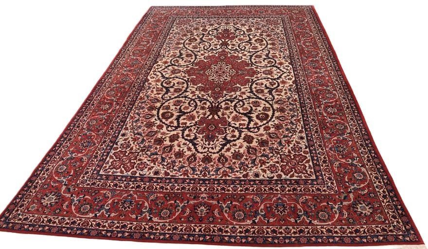 Antique Isfehan Carpet 454x296 - Image 3