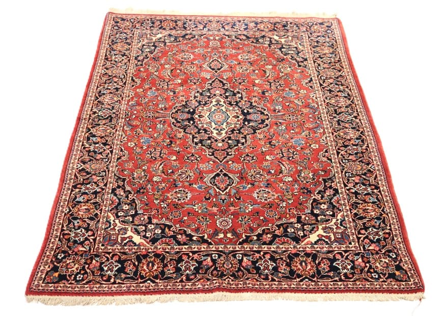 Antike Kashan Teppich 192x138