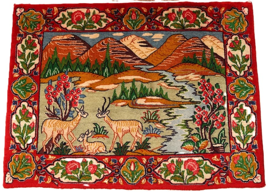 Sarouk Carpet  76x59 - Image 6