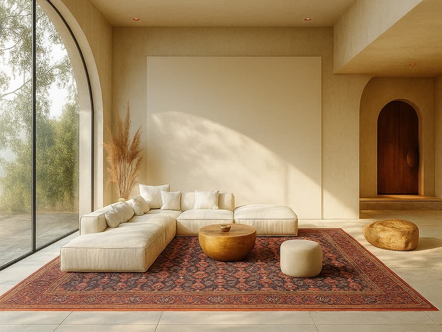Antique Abadeh Carpet 319x214 - Image 2