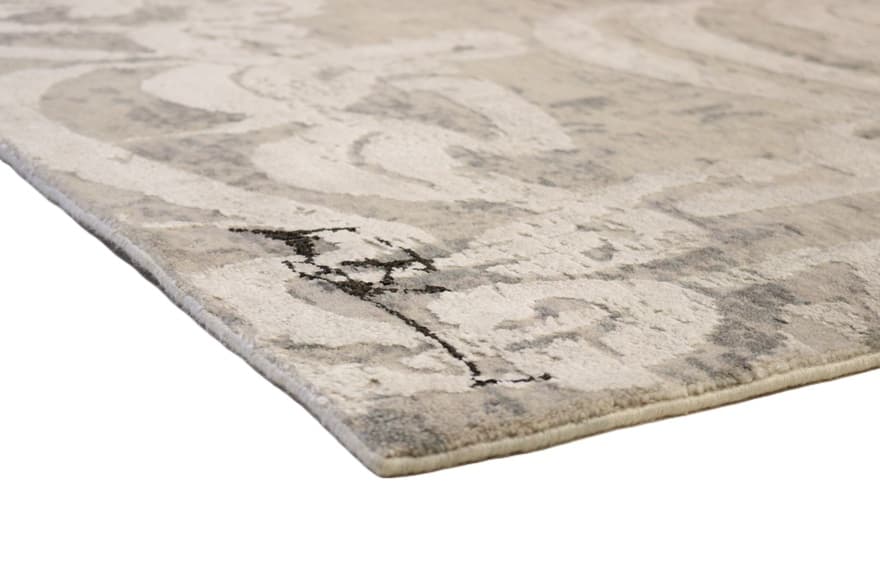 Modern Lotus Teppich handgewebt 243x151