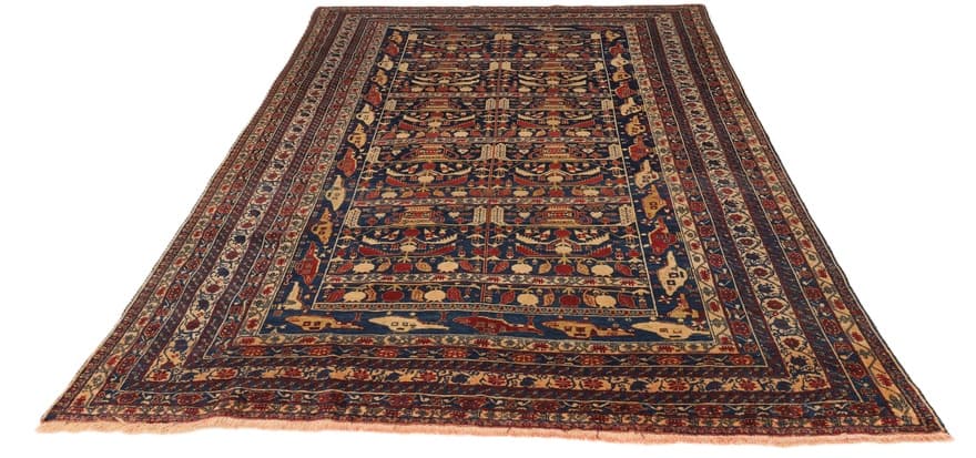 Antique Afgan Carpet 273x197 - Image 2