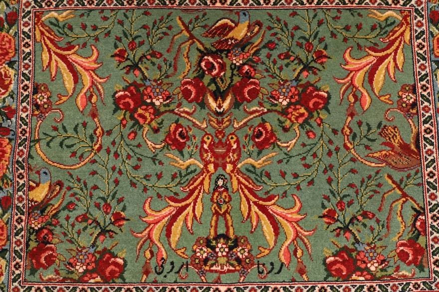 Senneh Oroje Teppich 78x58 - Image 5