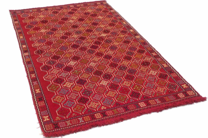 Kelim Afshar Teppich 195x127