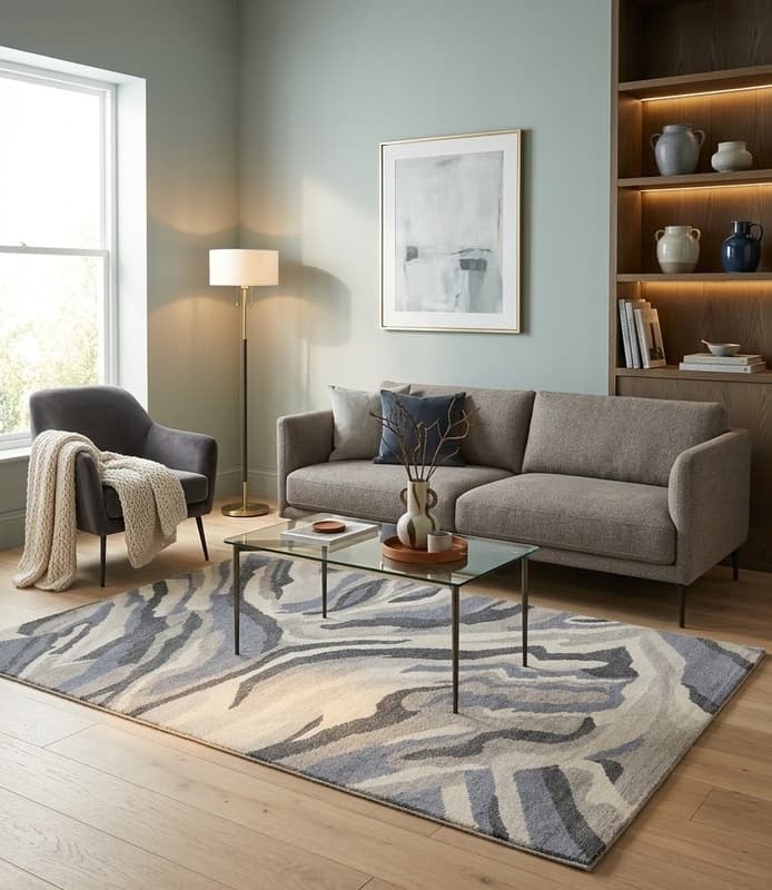 MODERN-IKAT Teppich  237x166 - Image 2